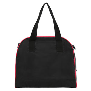 Bowling Bag - Logo Detail - Black + Red Neon