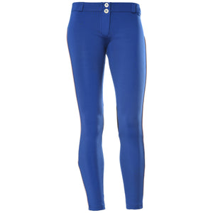 Freddy WR.UP Zip Contrast Ankle Piping Pant Skinny- Blue - LIVIFY
 - 2