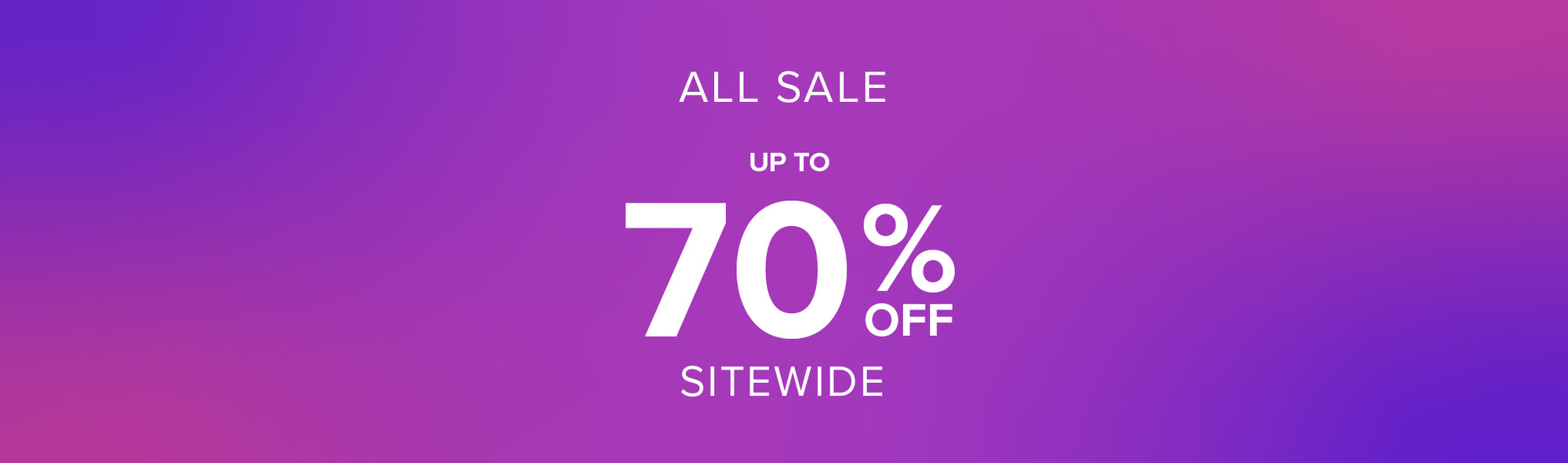 All Sale Up to 70% Off Sitewide Black Friday 2023