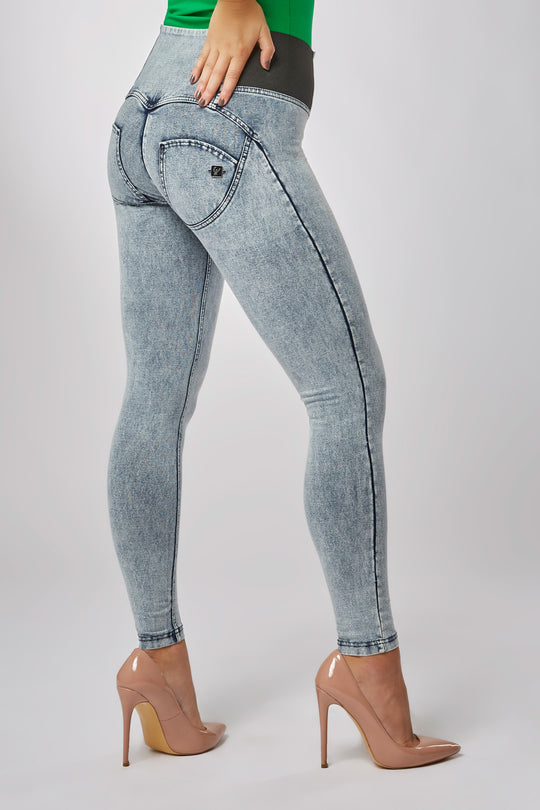 WR.UP® Distressed Denim - High Rise - Blue Marble Rinse