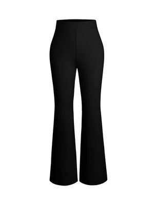 Shapewear Freedom Flare-Leg Sculpting Ponte Pants - Black