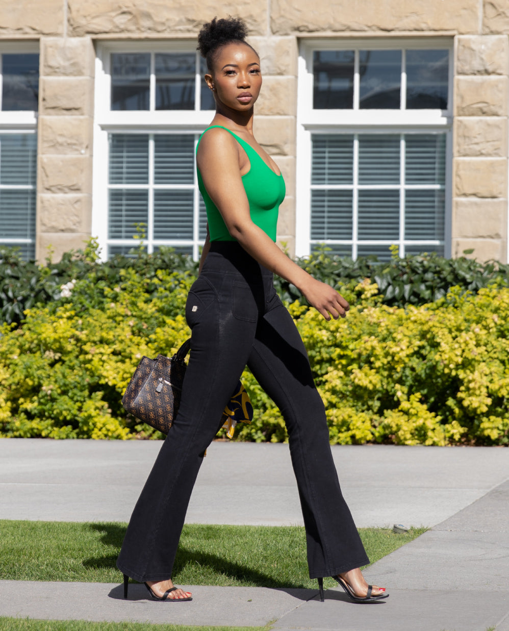 High Waisted Black Pants From Work To The Weekend | Sydne Style