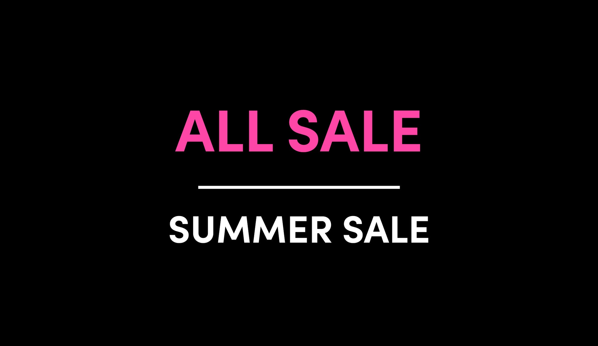 All Sale Summer Sale