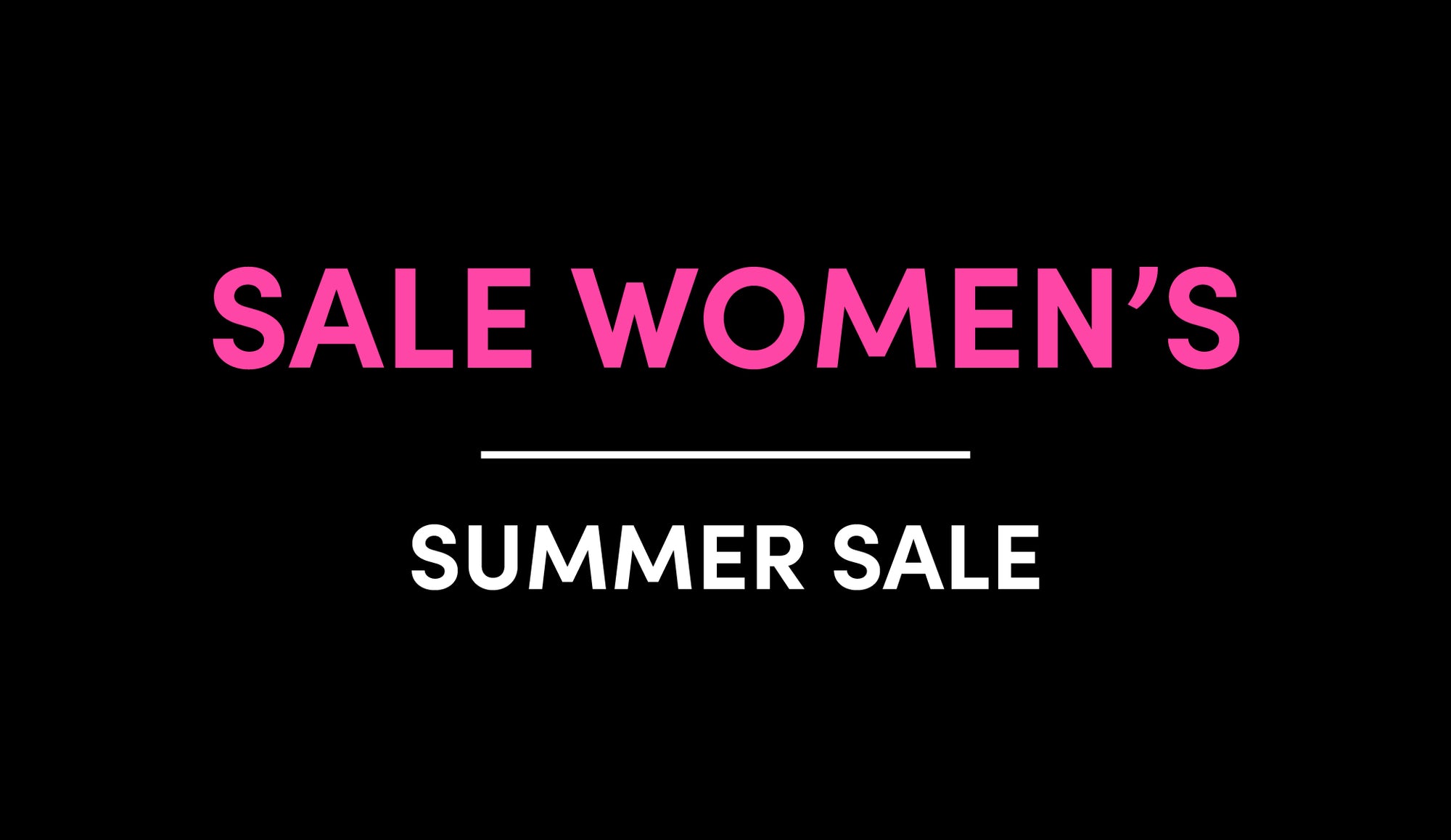 Sale Women's Summer Sale