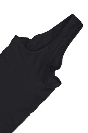 V-Neck Thong Bodysuit - Shapewear - Black