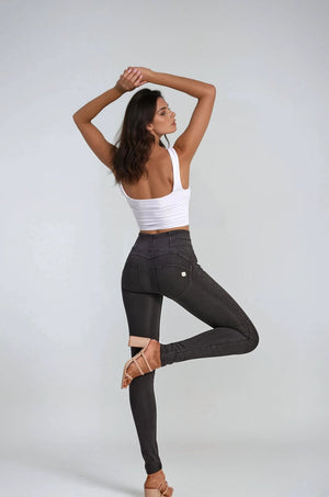 WR.UP® Denim - High Rise Full Length - Black Rinse
