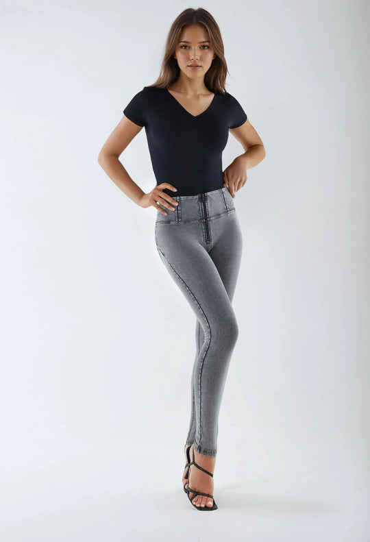 WR.UP® Denim - High Rise Full Length - Grey Rinse