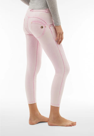 WR.UP® Snug Denim - Classic Rise Ankle Length - Pink Rinse