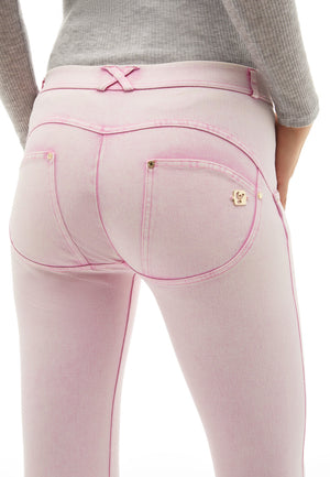 WR.UP® Snug Denim - Classic Rise Ankle Length - Pink Rinse