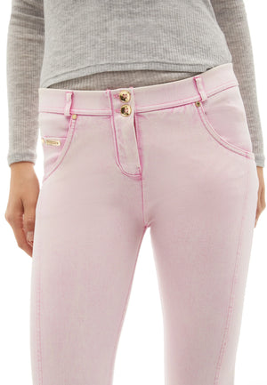 WR.UP® Snug Denim - Classic Rise Ankle Length - Pink Rinse