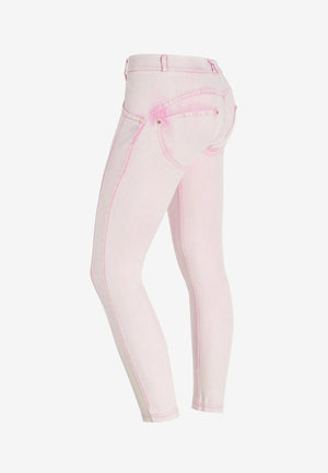 WR.UP® Snug Denim - Classic Rise Ankle Length - Pink Rinse