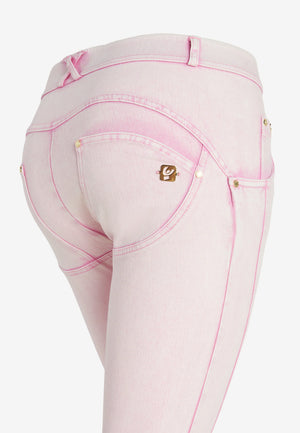 WR.UP® Snug Denim - Classic Rise Ankle Length - Pink Rinse