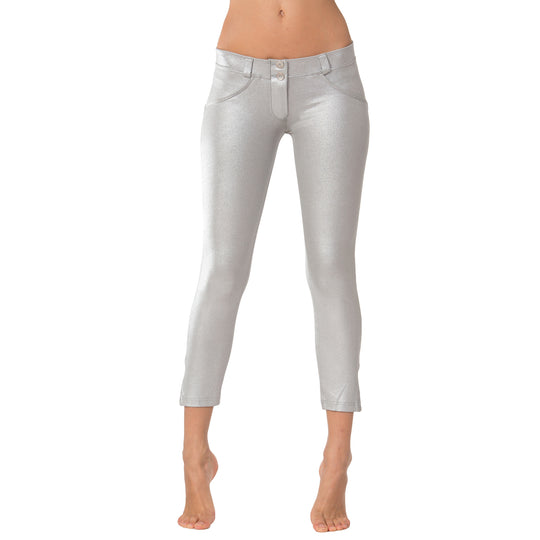 Freddy WR.UP® Iridescent Effect Zip Ankle Length - Silver