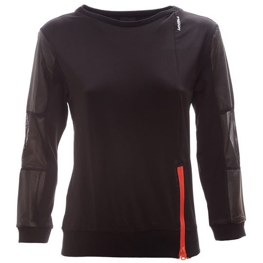 Freddy D.I.W.O.® Patchwork Zip Sweat - Black