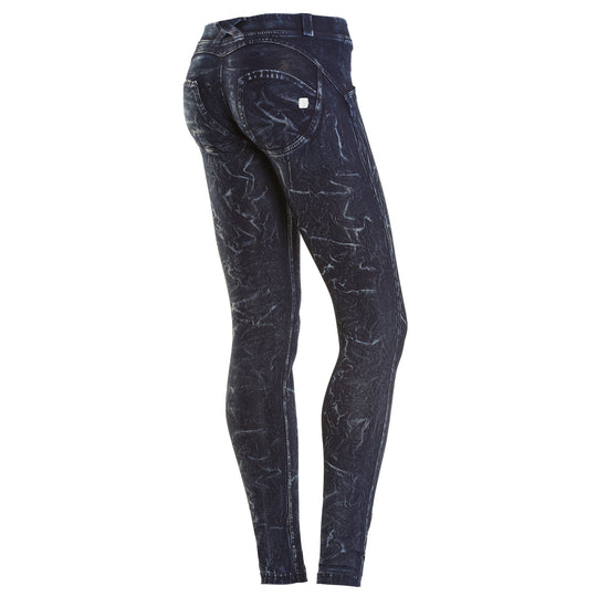 WR.UP  STREAKED TIE-DYE DENIM EFFECT - NAVY (LIMITED EDITION)