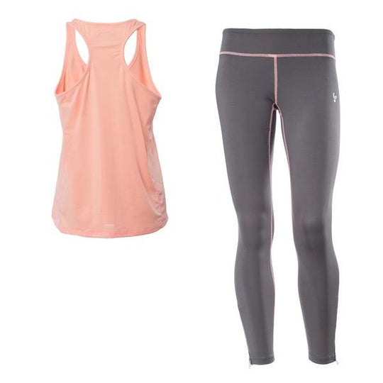 Freddy Superfit D.I.W.O.® Sport Pant + Tank - Peach/Grey