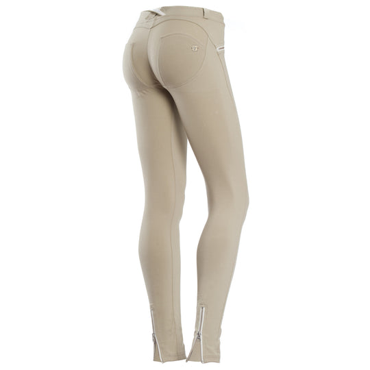 FREDDY WR.UP FASHION FAUX LEATHER SKINNY - Sandy Olive