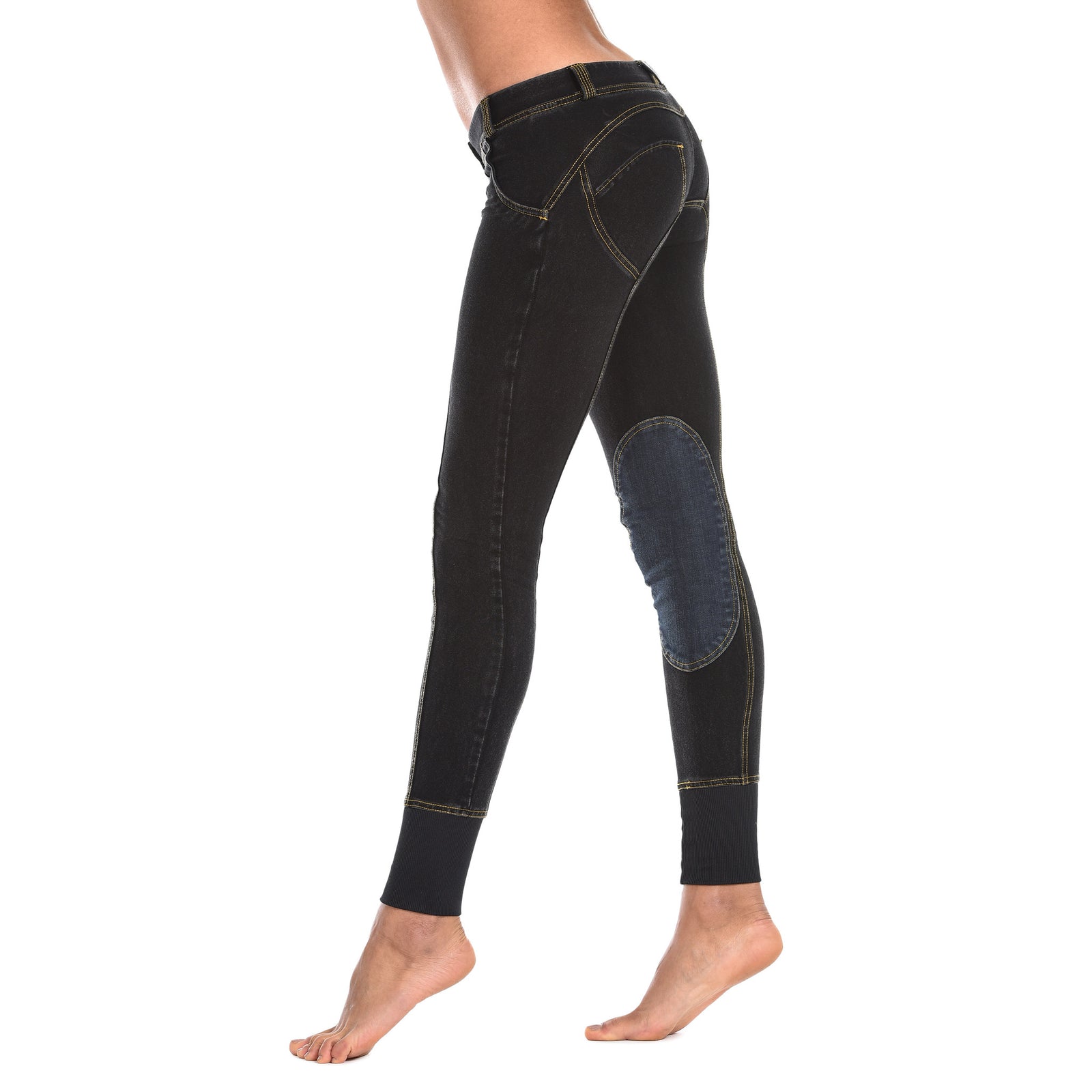 FREDDY WR.UP RIDING PANT - Black Rinse - LIVIFY
 - 1