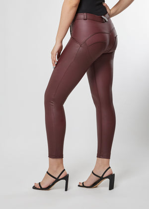 WR.UP® Leather - Classic Rise Full Length - Dark Wine