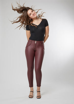WR.UP® Leather - Classic Rise Full Length - Dark Wine