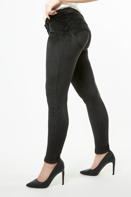 WR.UP® Fashion - Classic Rise Full Length Velvet - Black