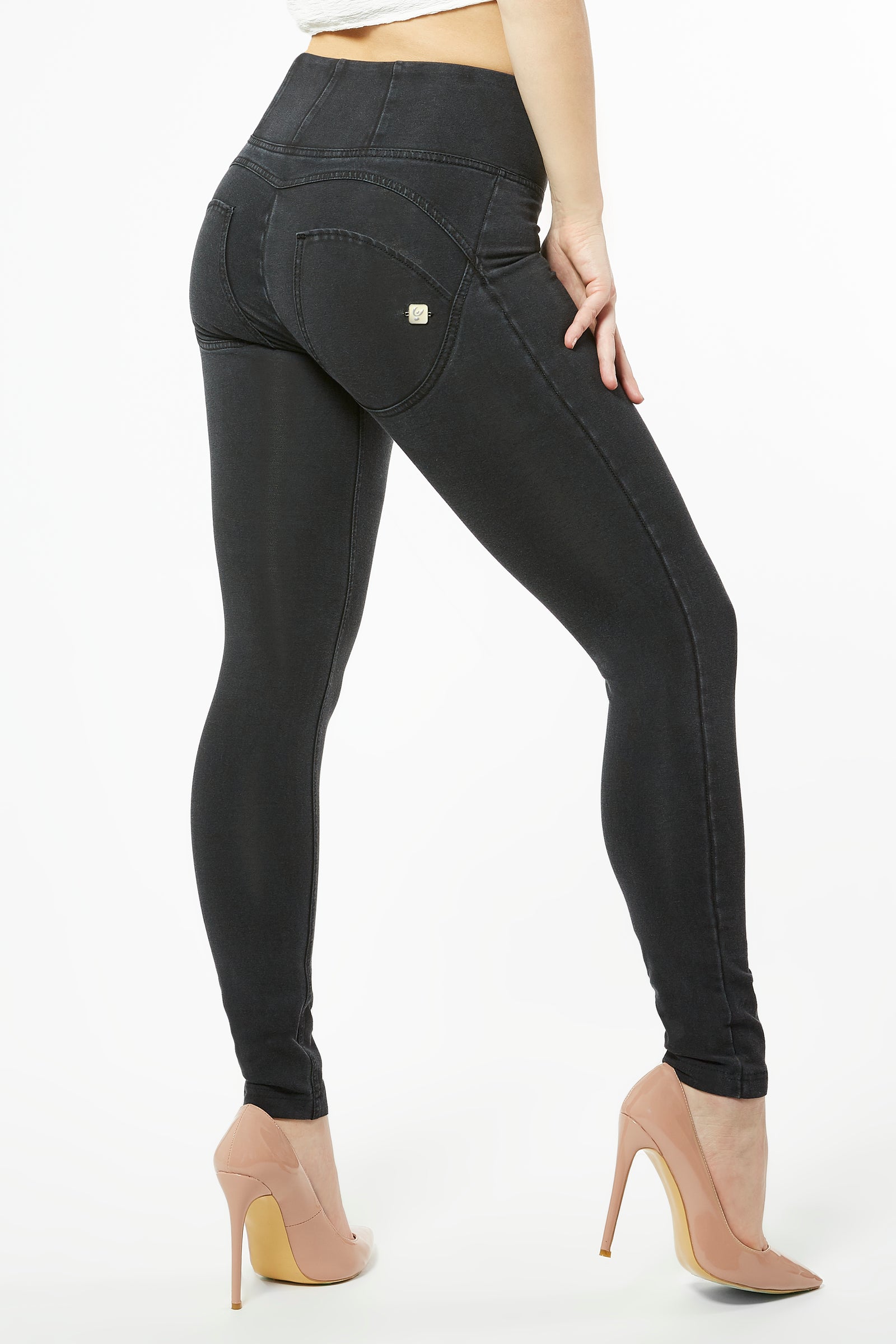 WR.UP® Denim - High Rise Full Length - Black Rinse