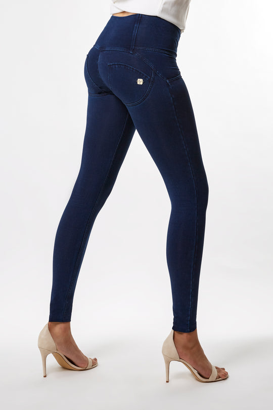WR.UP® Denim - High Rise Full Length 4 Button - Indigo Rinse