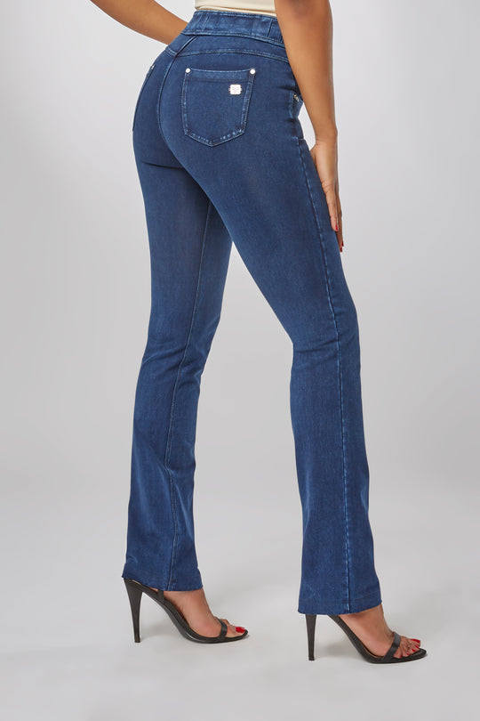 N.O.W.® Denim - High Rise Full Length Straight Leg - Dark Rinse