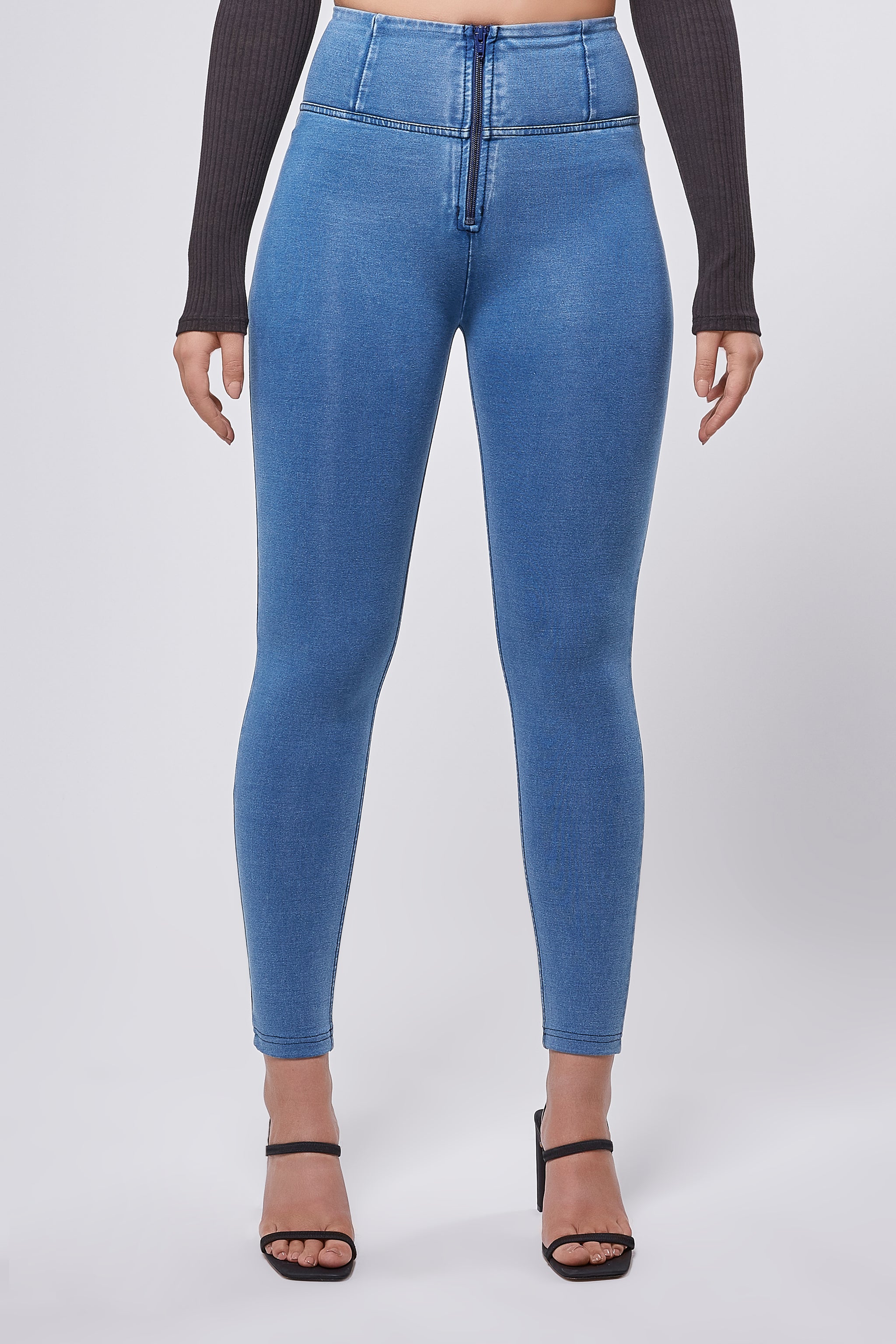 Denim High Rise Full Length Medium Rinse - Main Image