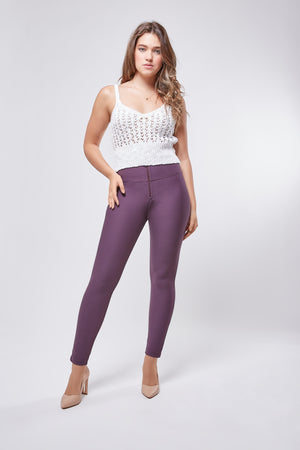 WR.UP® Fashion -  High Rise Full Length Nylon Stretch - Violet