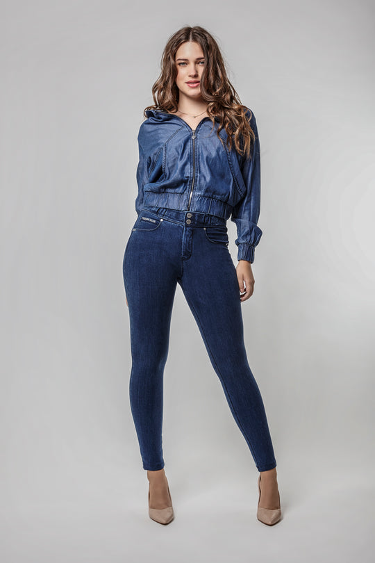 N.O.W.® Denim Set - Hooded Jacket + Pant - Dark Rinse