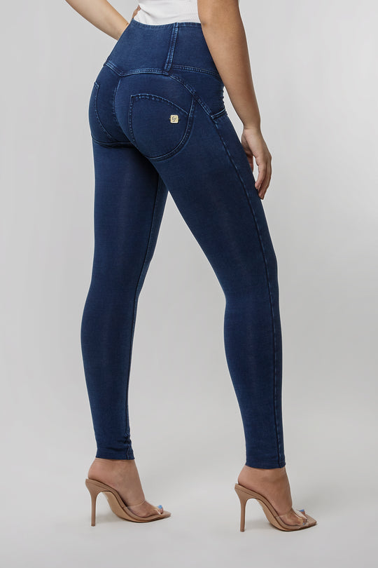 WR.UP® Denim - High Rise 3 Button Full Length - Dark Rinse