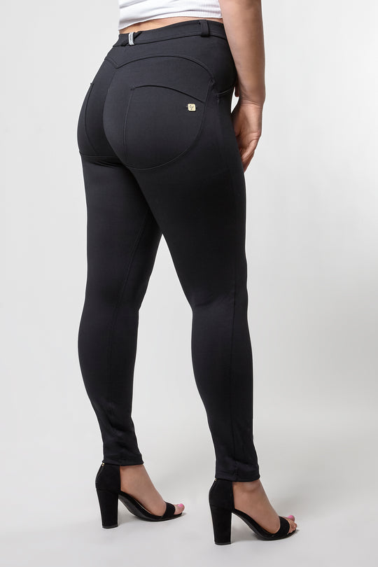 WR.UP® Fashion Curvy - High Rise Full Length Satin Finish - Black