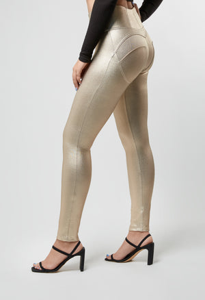 WR.UP® Coated Fashion - High Rise Full Length - Gold