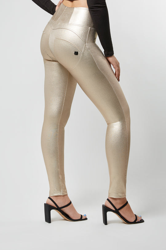 WR.UP® Coated Fashion - High Rise Full Length - Gold