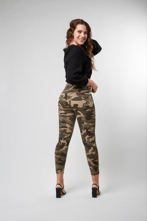 WR.UP® Fashion - High Rise 3 Button Ankle - Camo