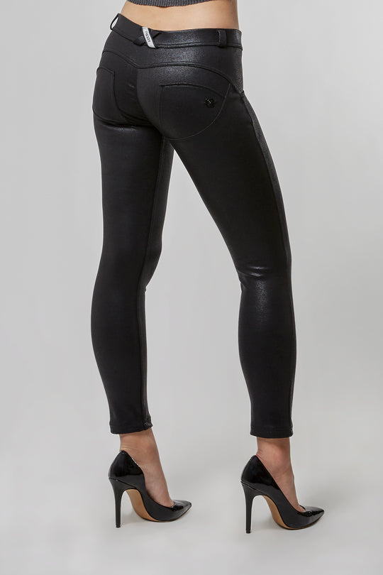 WR.UP® Python Leather - Classic Rise Full Length - Black