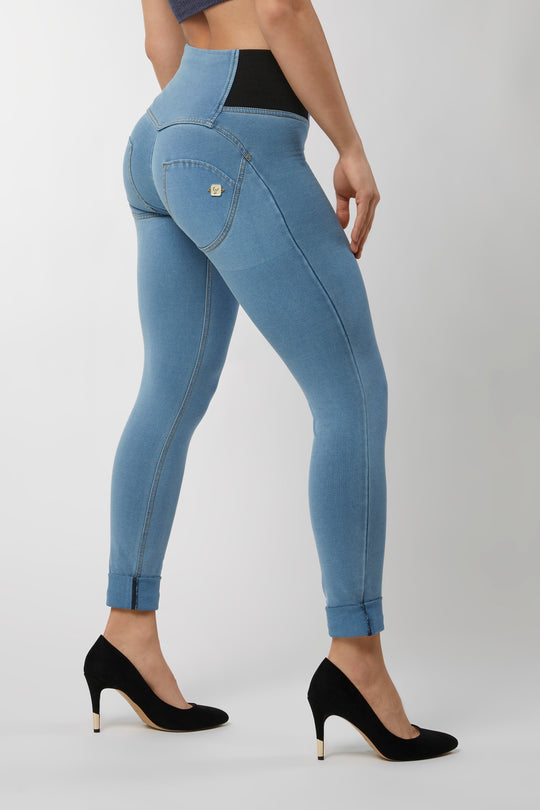 WR.UP® Denim - High Rise Full Length Elastic Side - Light Rinse