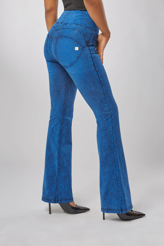 WR.UP® Denim - High Rise Full Length Wide Leg - Indigo Rinse