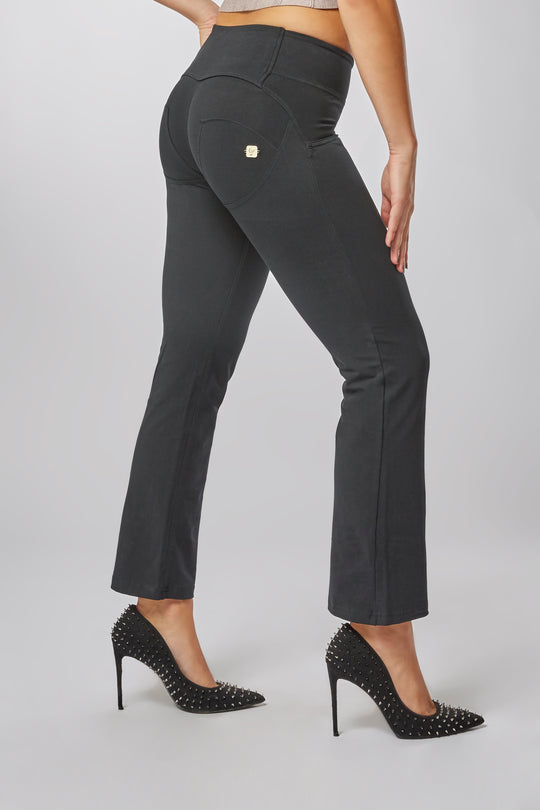 WR.UP® Fashion - Mid Rise Ankle Wide Leg - Black