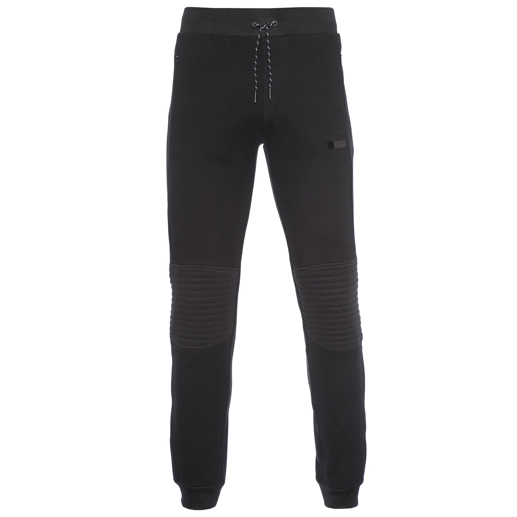 Freddy Mens Relaxed Patchwork Joggers - Black - LIVIFY
 - 3