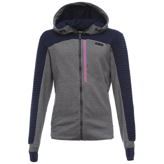 Freddy Mens Zip-Up Hoodie - Heather Grey