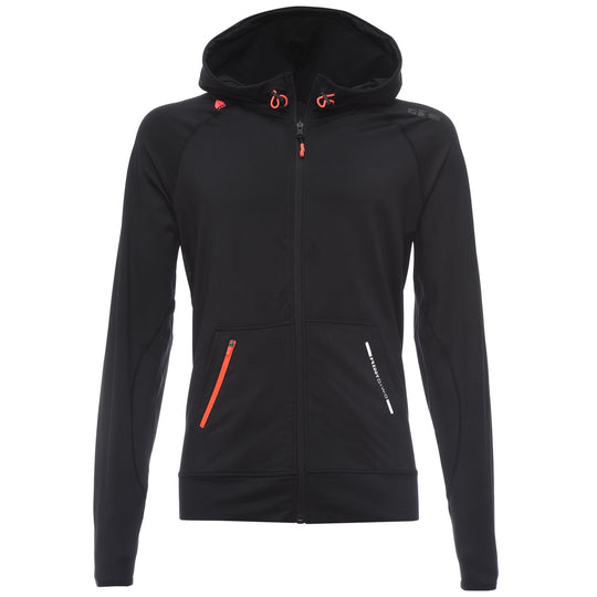 Freddy Mens Contrast Zip Hoodie - Black
