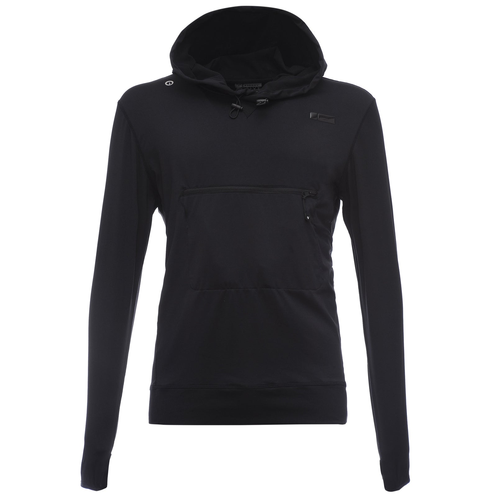 Freddy Mens DIWO Zip Jacket - Black - LIVIFY
