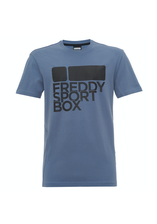 Mens T-shirt - Printed Graphic - Powder Blue