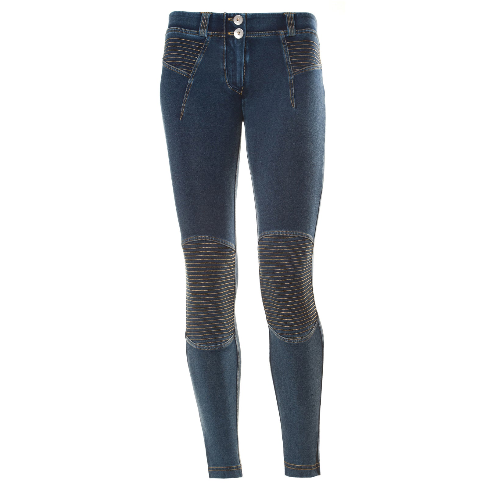 FREDDY WR.UP MOTORCYCLE ZIP ANKLE LENGTH - Denim Effect - LIVIFY
 - 2