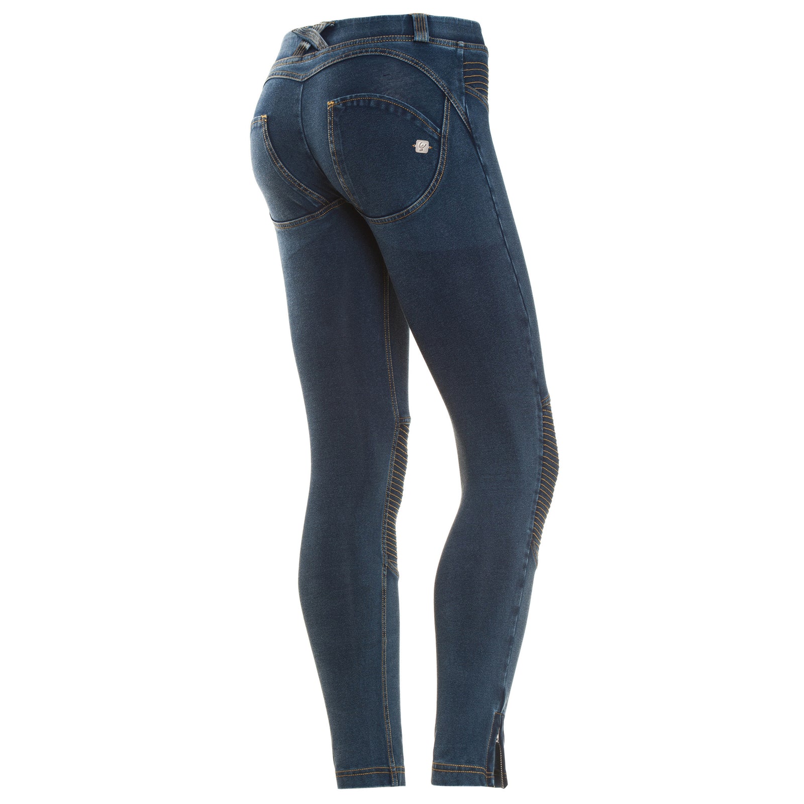 FREDDY WR.UP MOTORCYCLE ZIP ANKLE LENGTH - Denim Effect - LIVIFY
 - 2