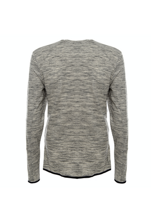 Mens Long Sleeve Tee - Ultra Smooth Cotton - Heather