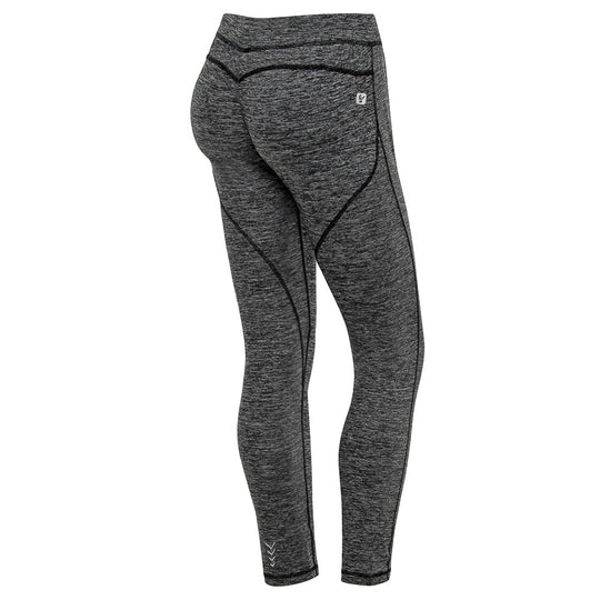 Freddy Shaping Effect DIWO® Active Regular Rise 7/8 Pant - Melange Black