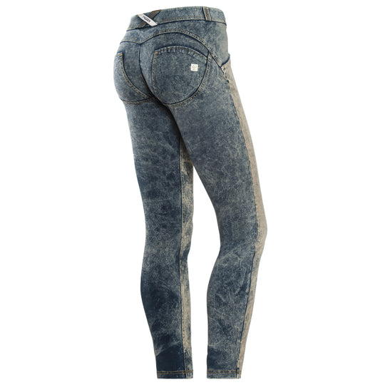 Freddy WR.UP® Light Dirty Denim Low Rise Skinny - Dark Rinse